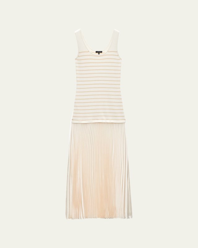 Millie Stripe Drop-Waist Tank Dress